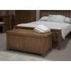 Homestyle Rustic Style Oak Furniture Blanket Box